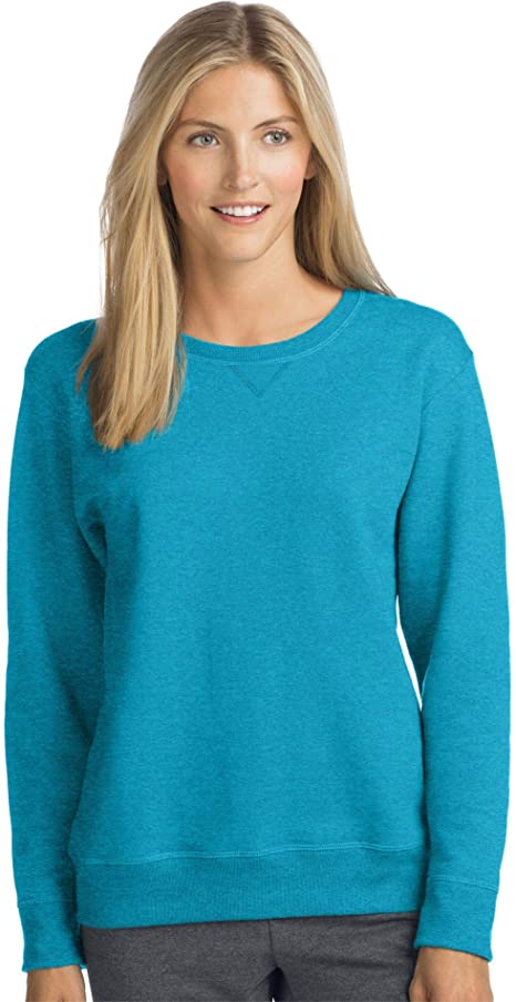 Hanes Women's V-Notch Pullover Fleece Sweatshirt - Simply Daph